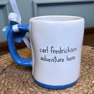 Rae Dunn White and Blue Adventure Hero Mug
